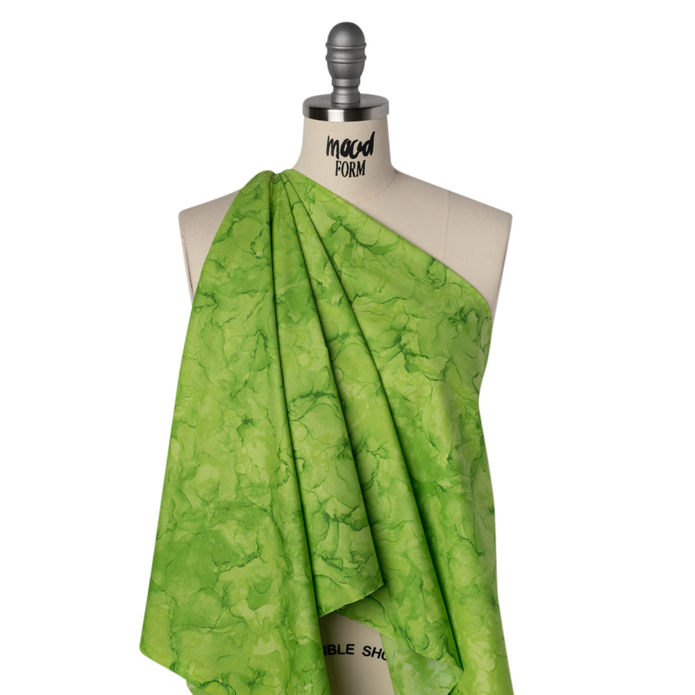 Printed Quilting Cotton by Northcott - Green Apple Abstract - Mirage Collection - Joann Fabrics
