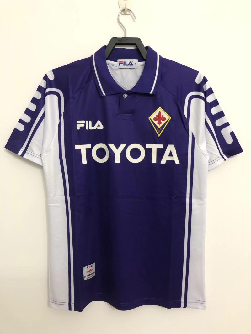 1999/2000 Retro Fiorentina Home Soccer Jersey 1:1 Thai Quality