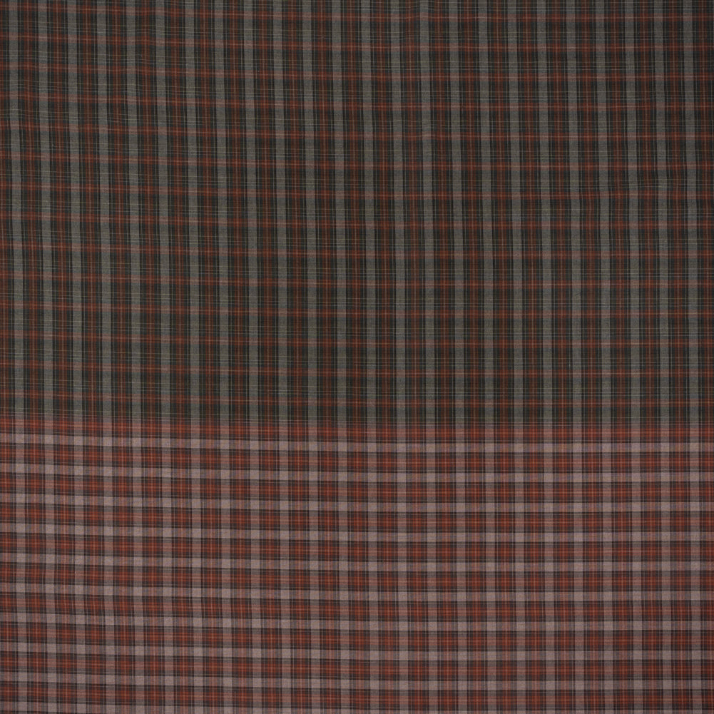 Cotton Shirting Panel - Red and Green Plaid - Deadstock - Joann Fabrics