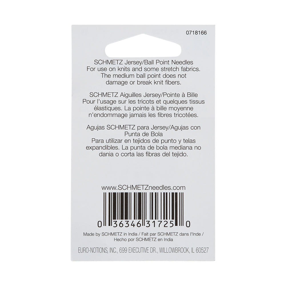 Schmetz Jersey/Ball Point Machine Needles - 70/10 - 5 ct - Joann Fabrics