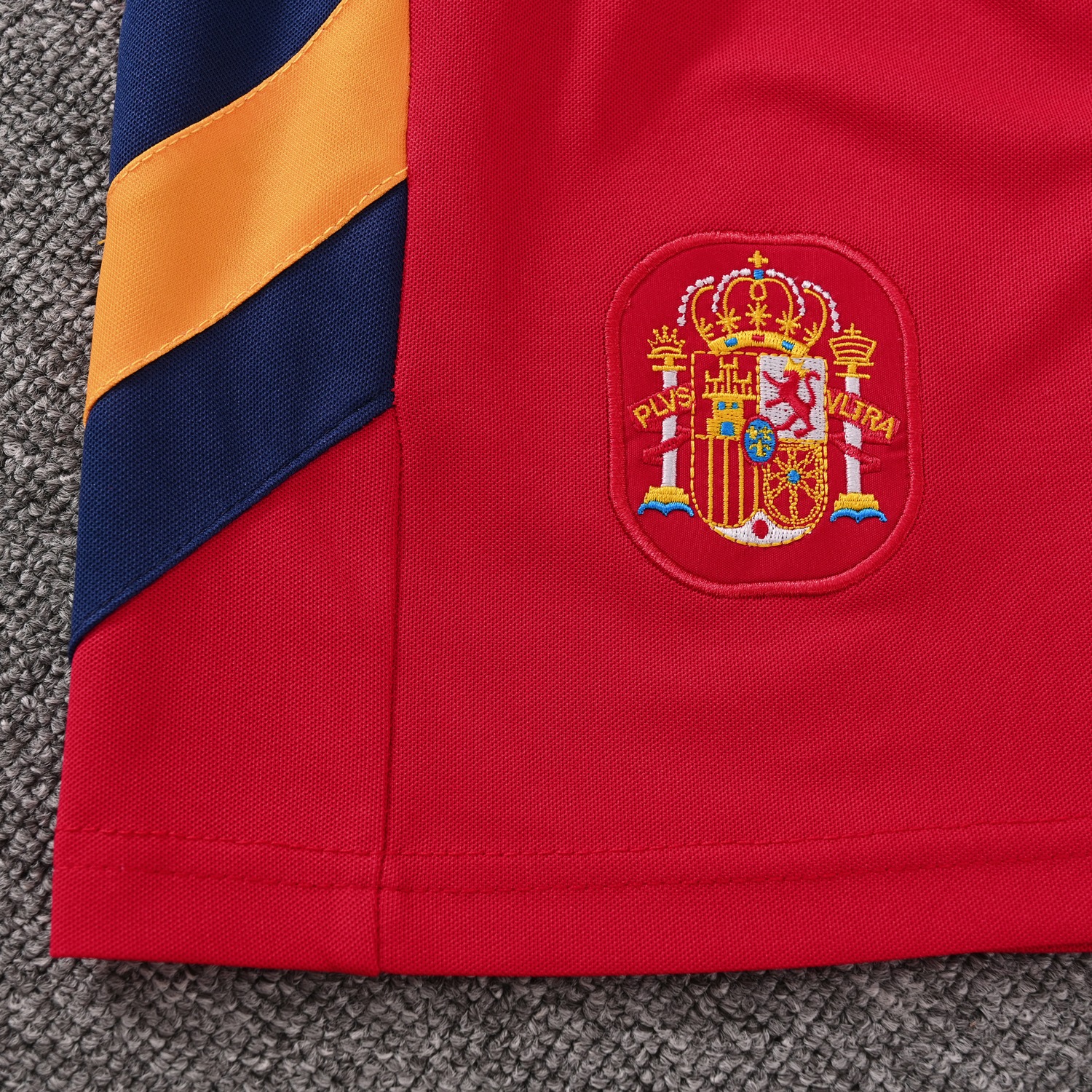 Spain 2026 Originals Trefoil Short-Sleeve Training Set - Red Top & Red Shorts - UnitedFutballJersey