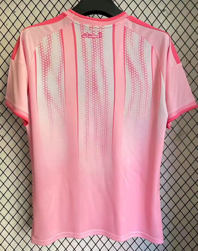 2026 Algeria National Team Training Suit Pink Football Shirt 1:1 Thai Quality