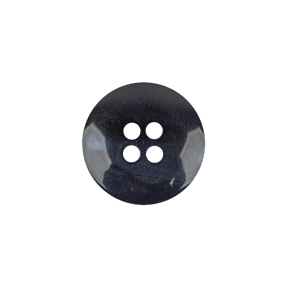 Navy and Black Iridescent Swirls 4-Hole Plastic Saucer Button - 28L/18mm - Joann Fabrics