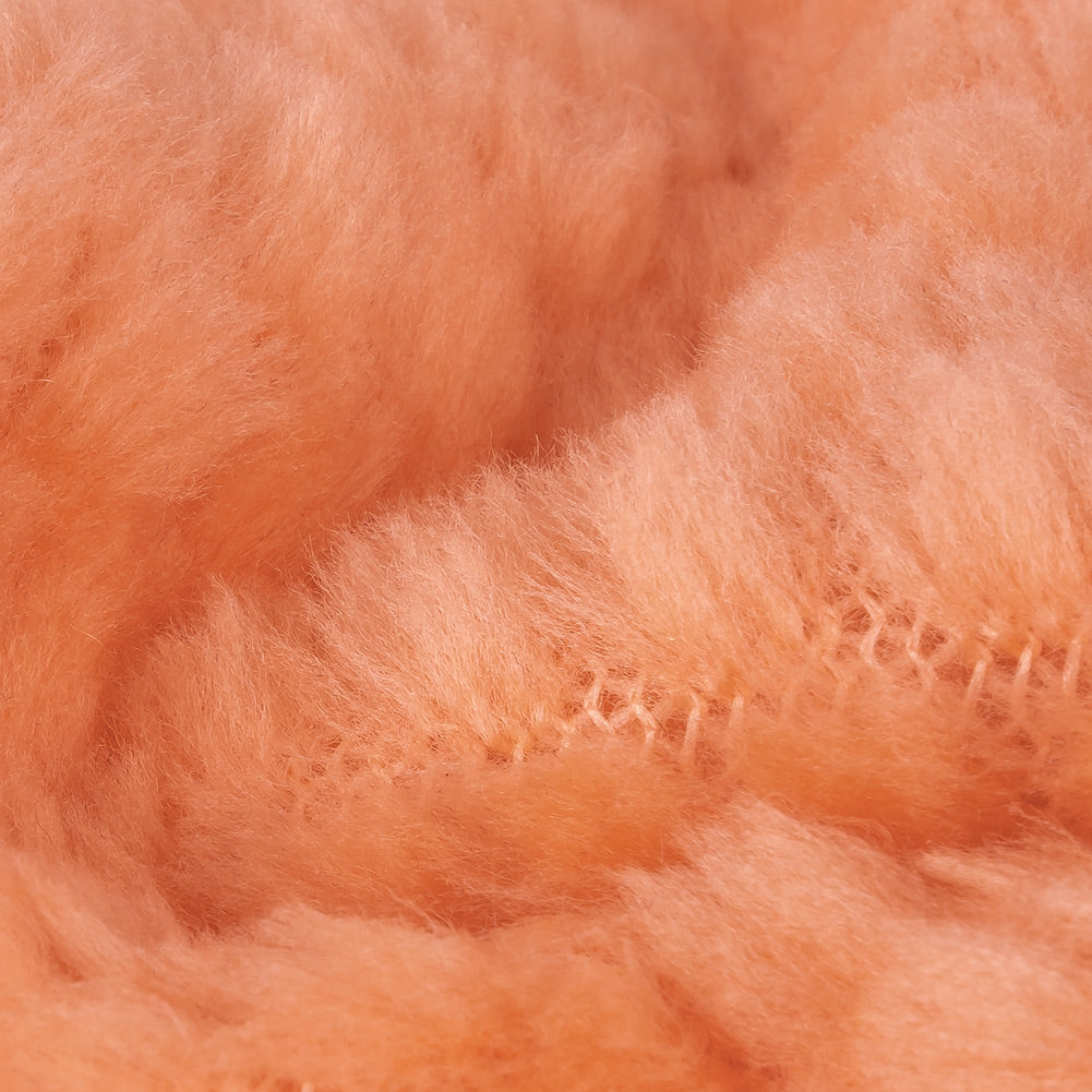 Papaya Punch Plush Polyester Bubble Fleece - Joann Fabrics