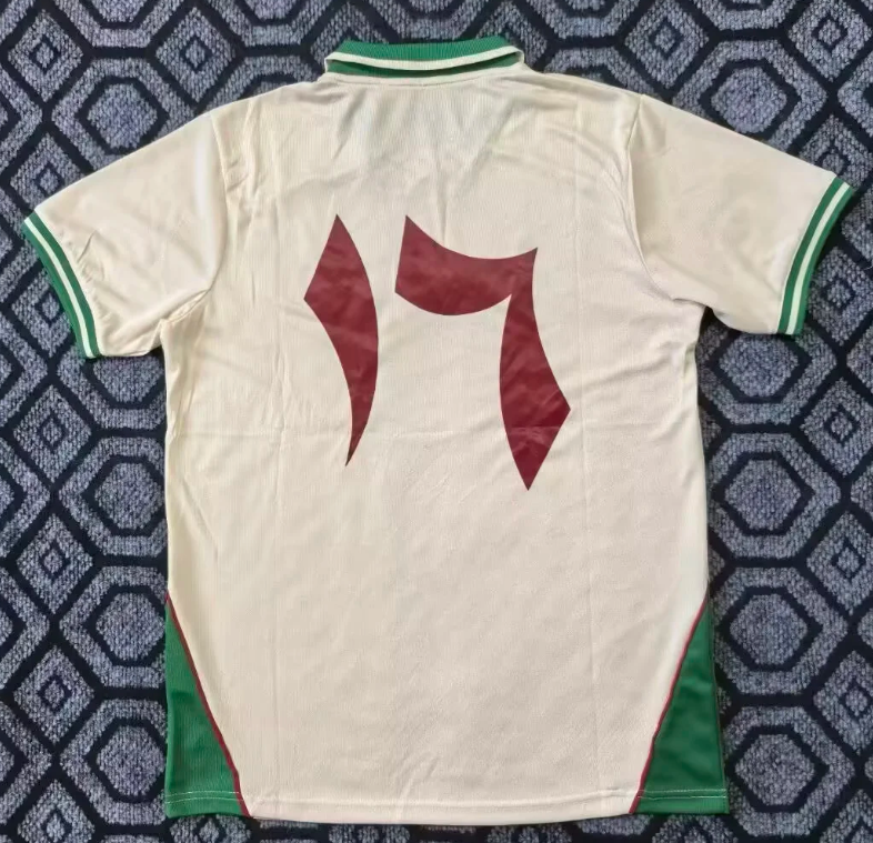 2025/2026 Palestine Yellow Green Collar Football Shirt 1:1 Thai Quality