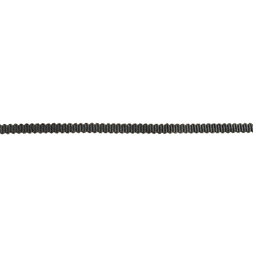 Black Onyx Petersham Grosgrain Ribbon - 0.125