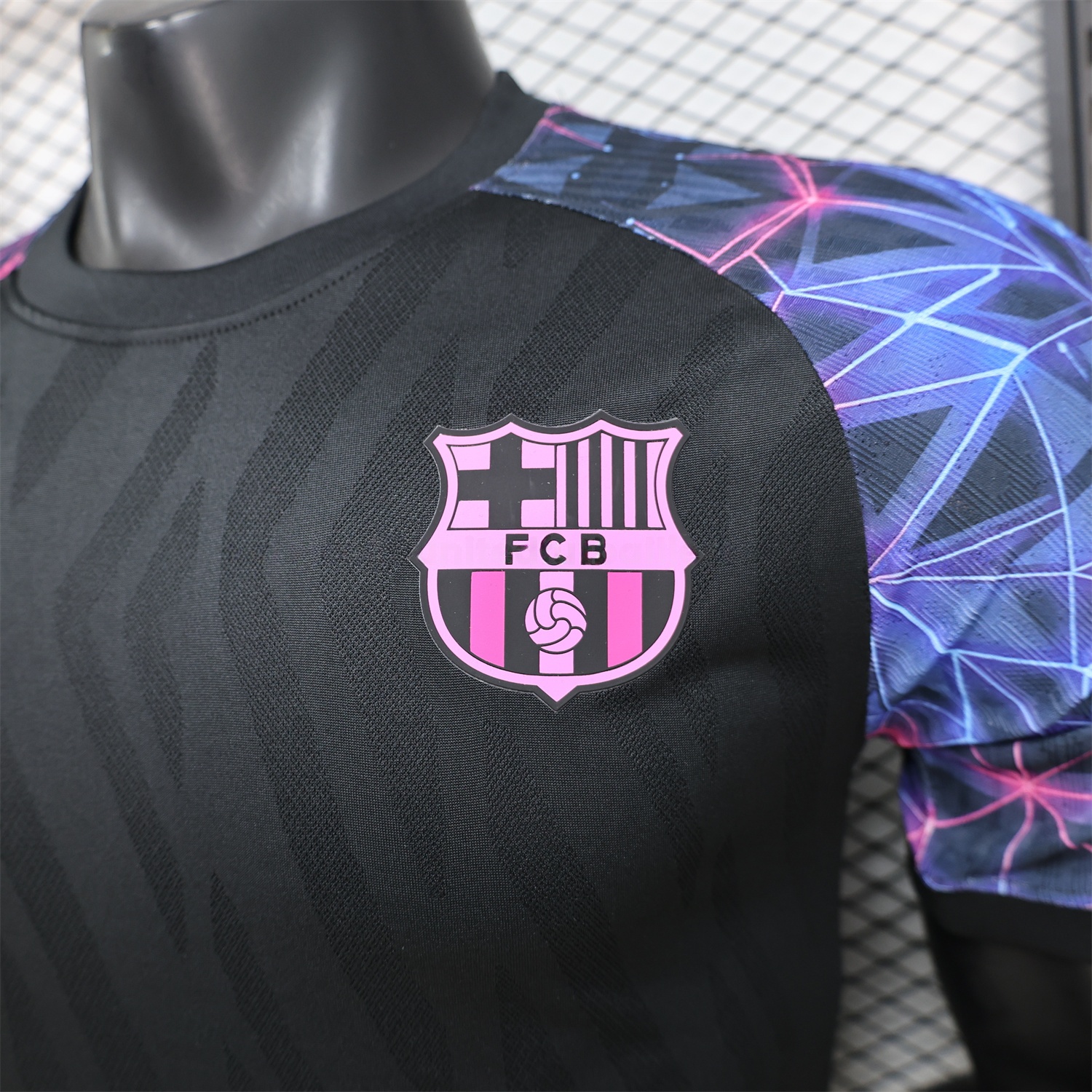 Barcelona 25-26 Black With Pink Special White Jersey - Player Version - UnitedFutballJersey