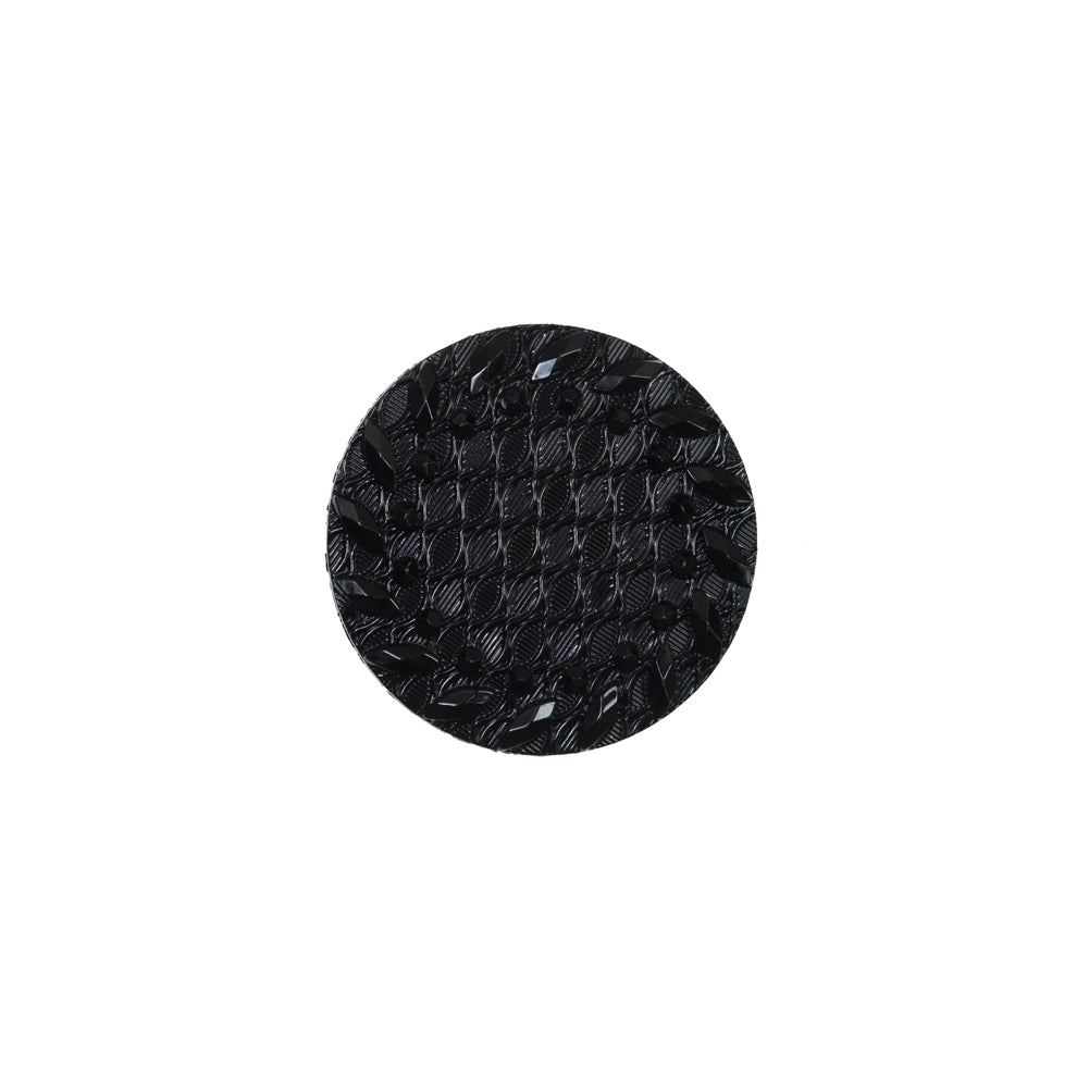 Italian Black Shank Back Button - 24L/15mm - Joann Fabrics