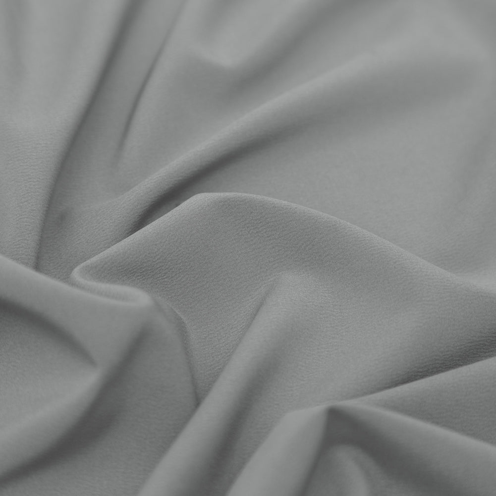 Theory Light Gray Stretch Polyester Crepe de Chine - Joann Fabrics
