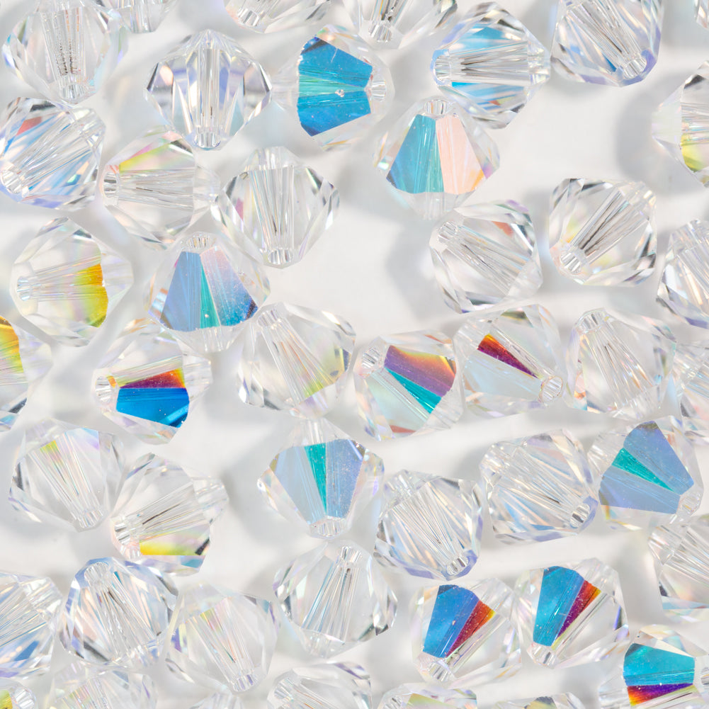 Crystal AB Bicone Swarovski Rhinestone Beads - Joann Fabrics