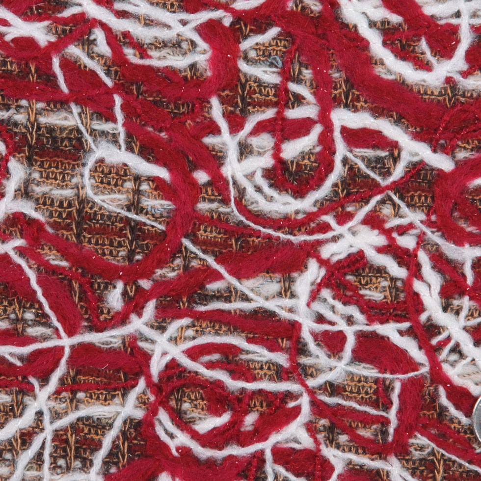 Red/White/Orange Solid Novelty Knit - Joann Fabrics