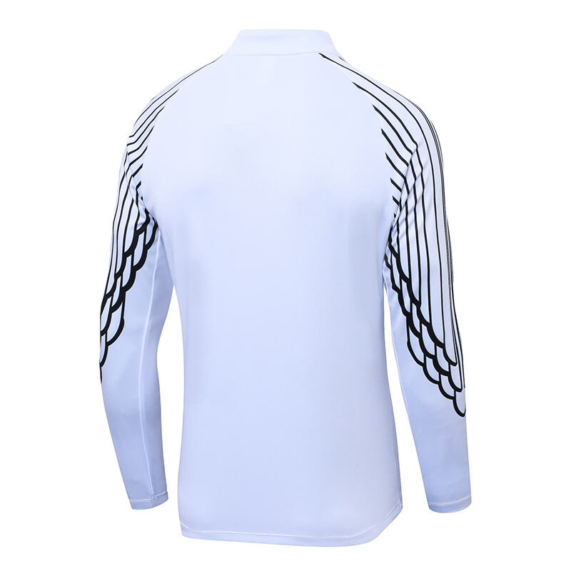 2025/2026 Psg Paris Saint-Germain Half-Pull Training Suit White Set