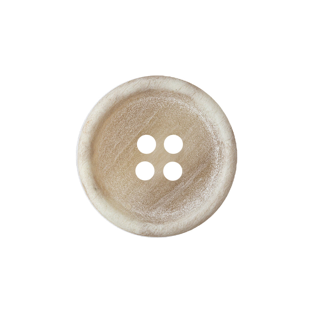 Matte Bone Shallow Plate with Tire Rim 4-Hole Plastic Button - 33L/21mm - Joann Fabrics