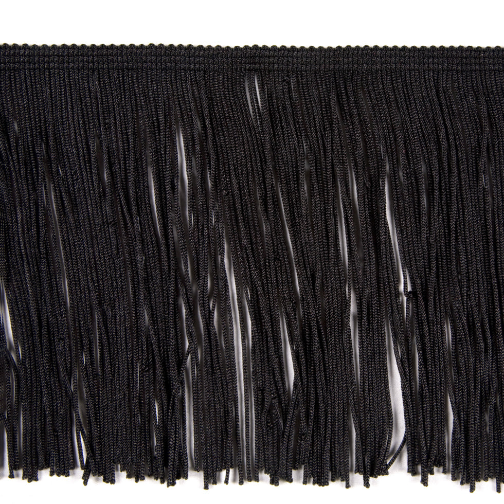 Black Chainette Fringe - 12