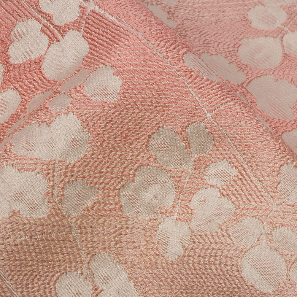 Drapery Jacquard - Shell Ombre Stripes and Little Flowers - British Imported - Joann Fabrics