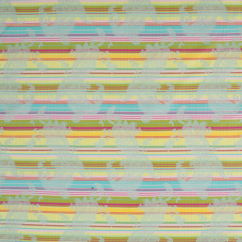 French Multi-Color Striped Paisley Polyester Woven - Joann Fabrics