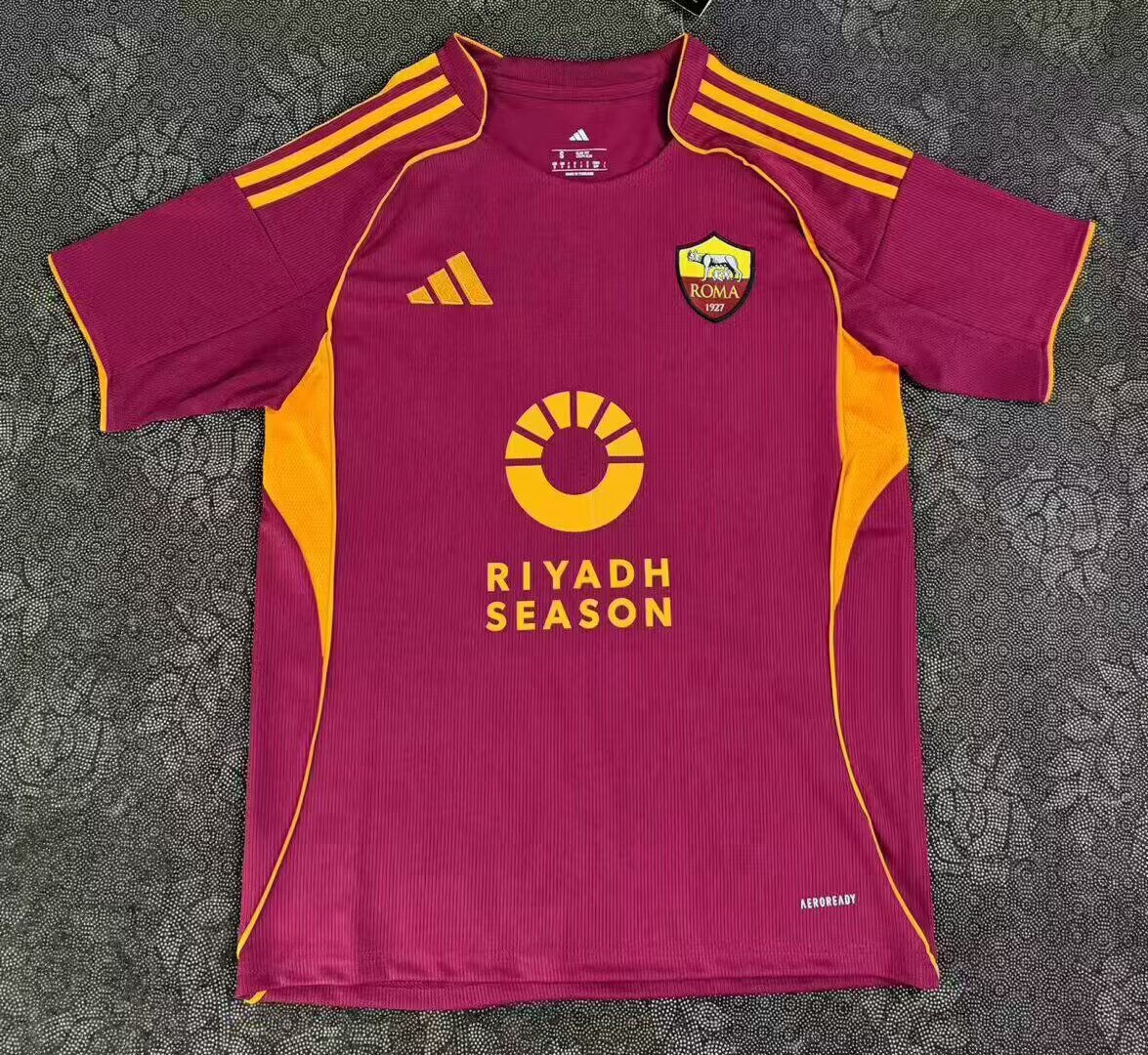 2025/2026 Roma Home 01 Football Jersey 1:1 Thai Quality