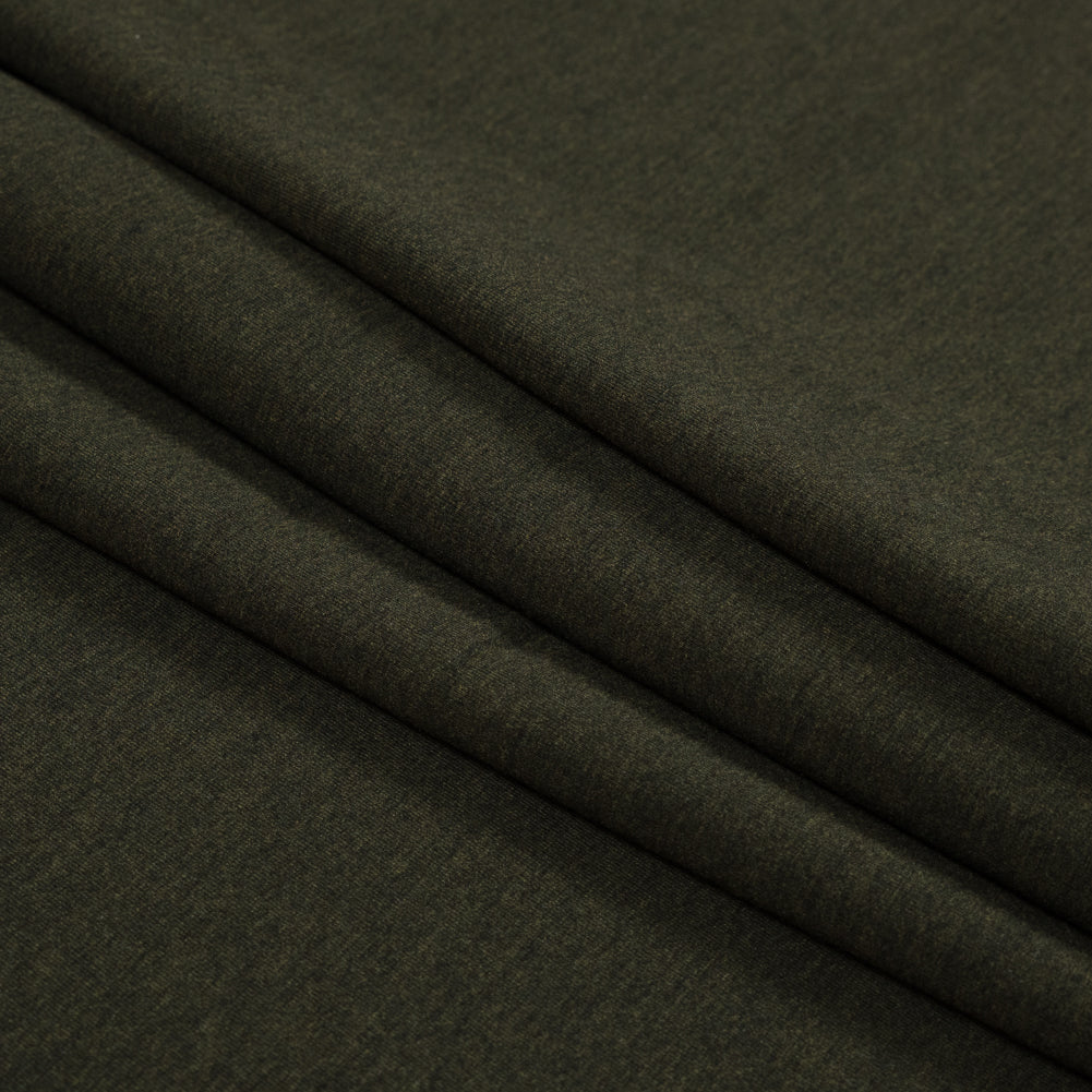 Bamboo and Cotton Stretch Knit Fleece - Heather Forest - Jessamyn Collection - Joann Fabrics
