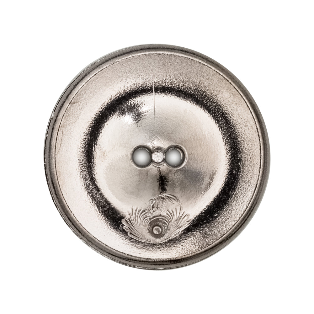 Italian Silver 2-Hole Crest Button - 44L/28mm - Joann Fabrics