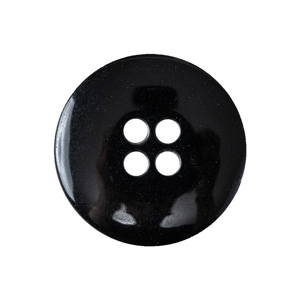 Black Deep-Set 4-Hole Plastic Button - 40L/25.5mm - Joann Fabrics