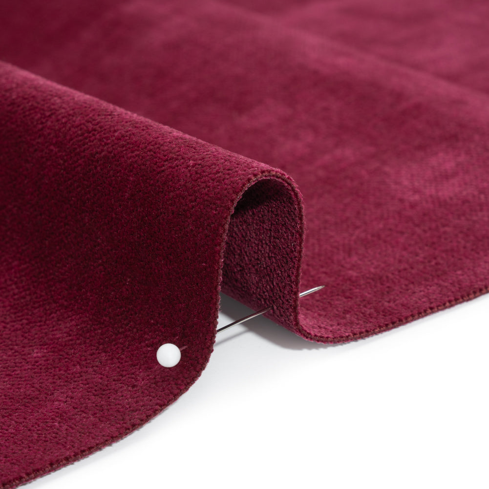Upholstery Chenille with Latex Backing - Raspberry - Tonnet Collection - Joann Fabrics