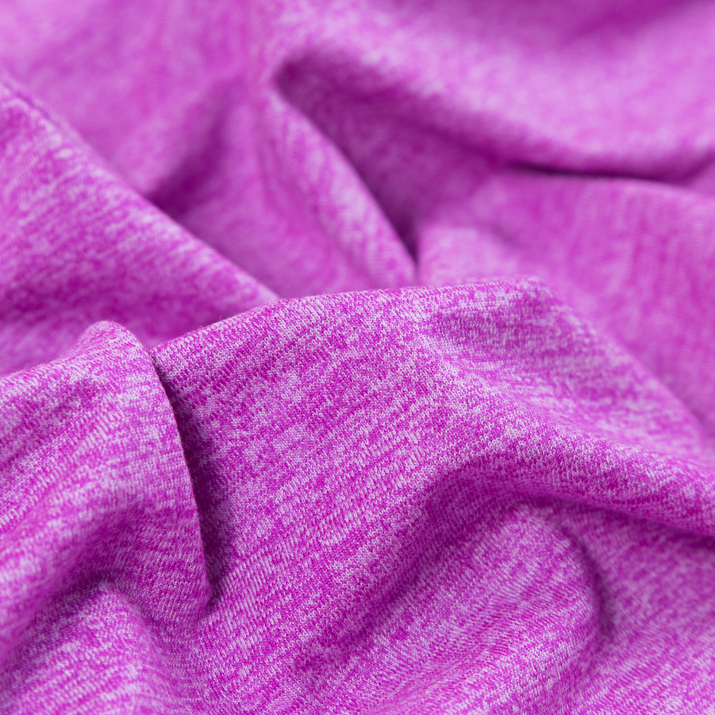 Heathered Neon Fuchsia Stretch Polyester Jersey - Joann Fabrics
