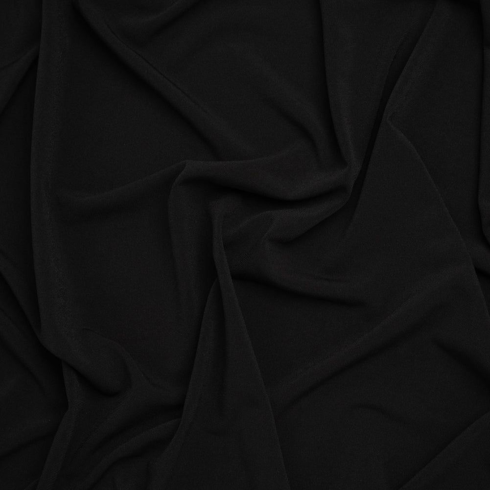 Stretch Polyester Tricot - Black - Designer Deadstock - Joann Fabrics