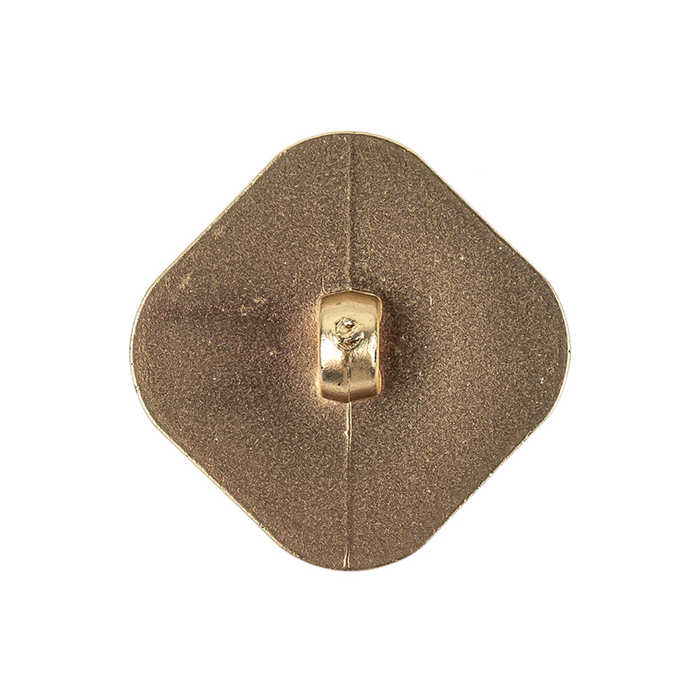 Gold Geometric Textured Plastic Shank Back Button - 40L/25.5mm - Joann Fabrics