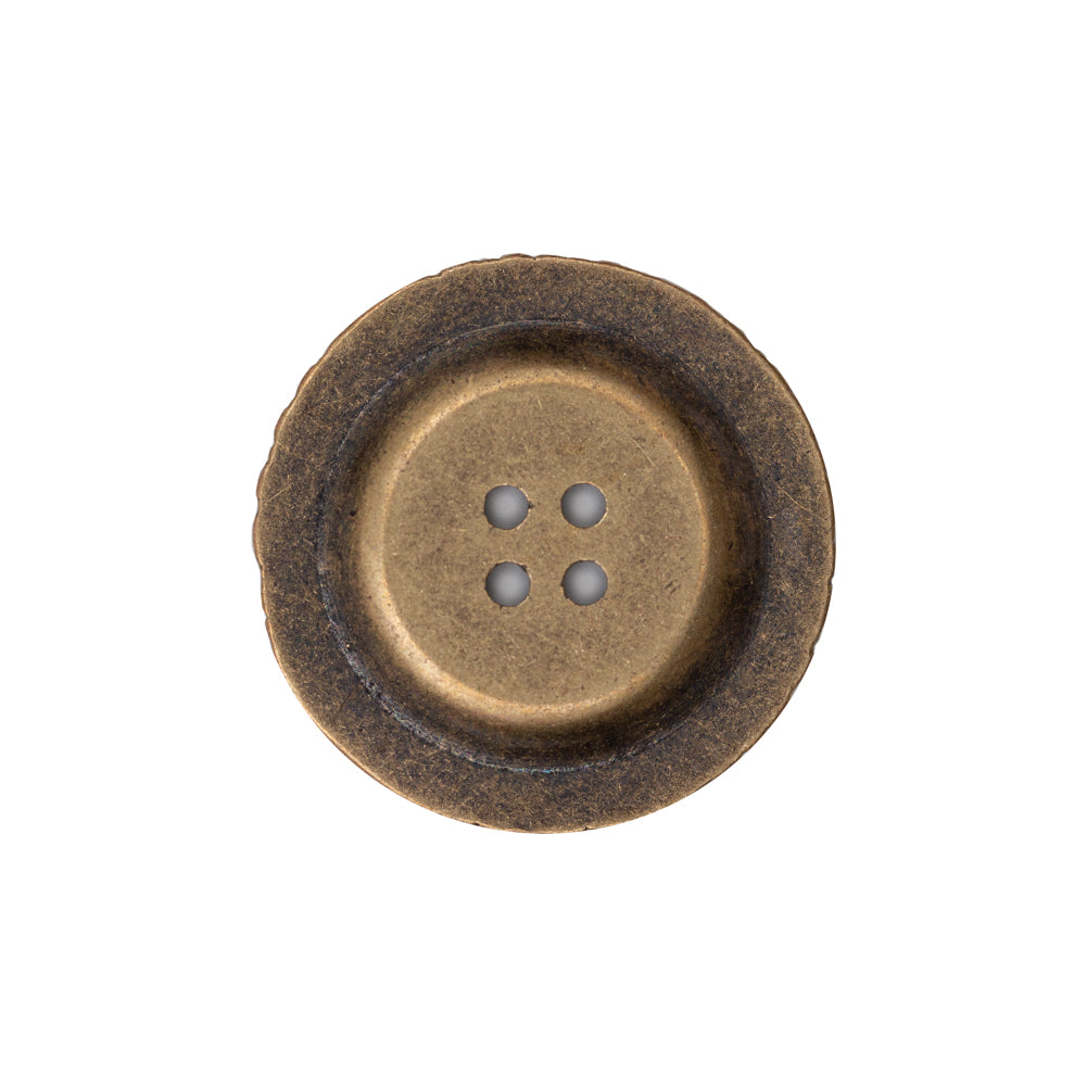 Italian Antique Gold Ornate Metal Zamac Button - 36L/23mm - Joann Fabrics