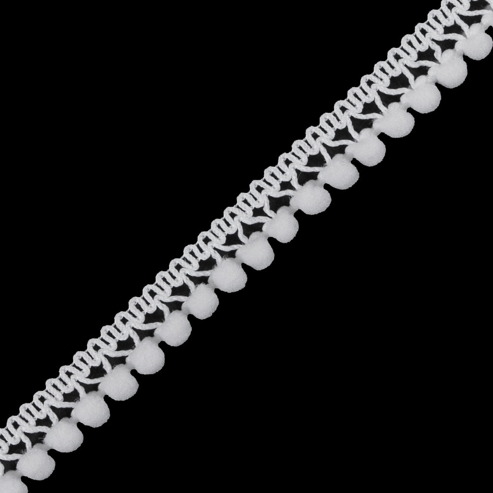 White Single Row Mini Pom Pom Trim - Joann Fabrics