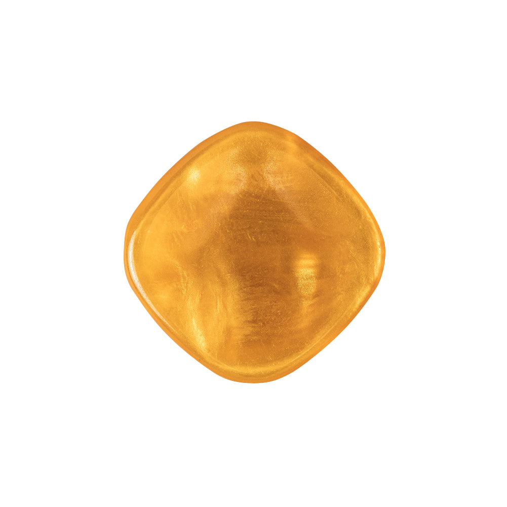 Golden Orange Iridescent Tunnel-Shank Back Button with Needle Channel - 36L/23mm - Joann Fabrics