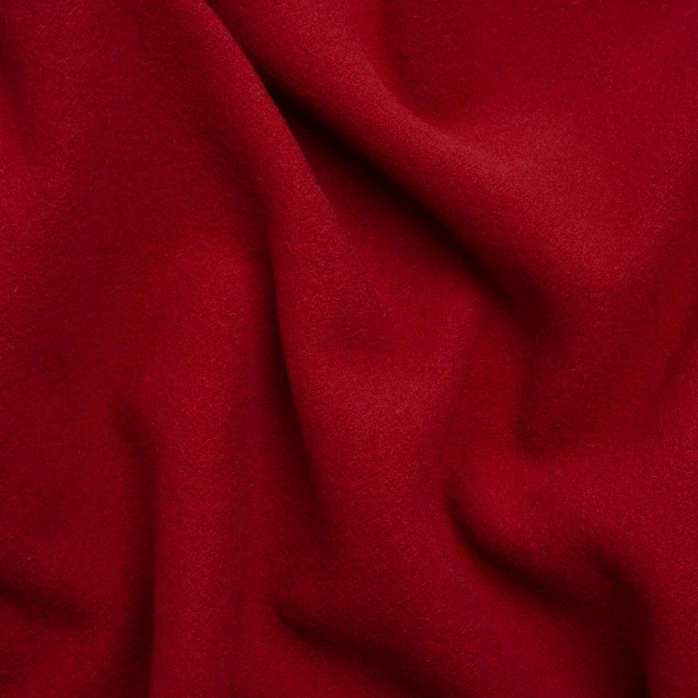 Wool and Cashmere Coating Made in Italy - Red - Alberini Collection - Joann Fabrics