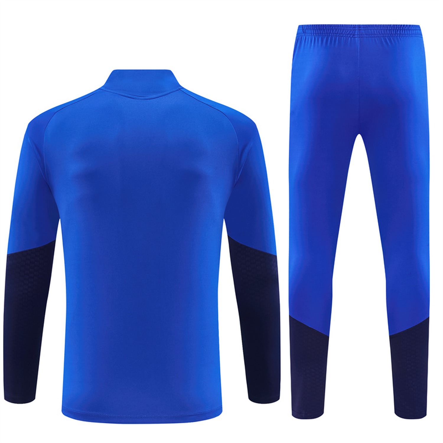 Manchester United 26-27 Kids Long Sleeve Training Set - Blue Top & Blue Pants - UnitedFutballJersey