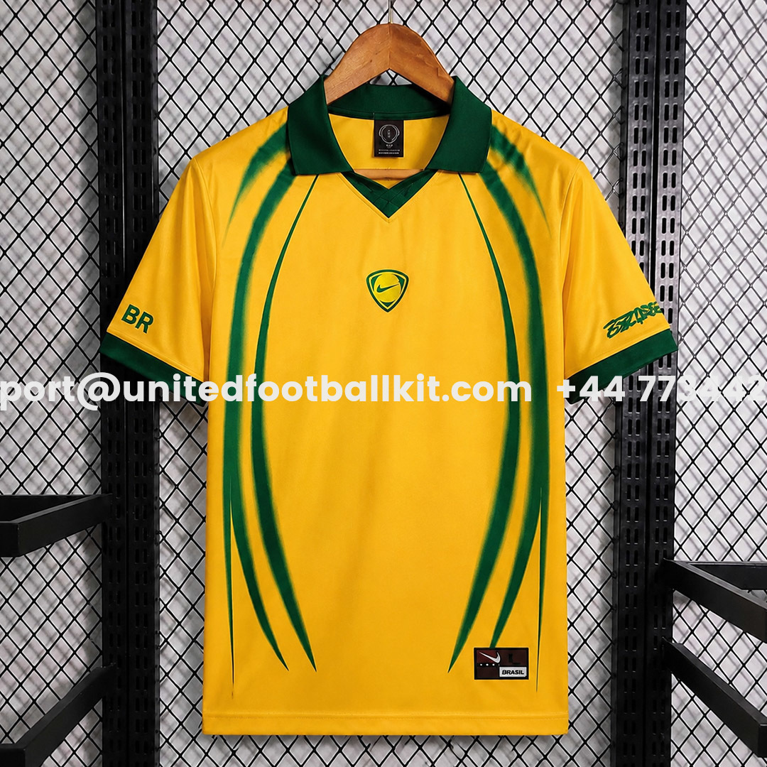 Retro Brazil 2026 x Scott Cactus Jack Total 90 Yellow Jersey - UnitedFutballJersey