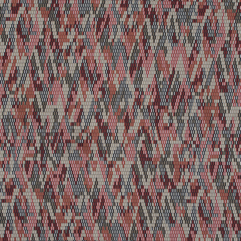 Rust and Beige Geometric Polyester Lining - Joann Fabrics