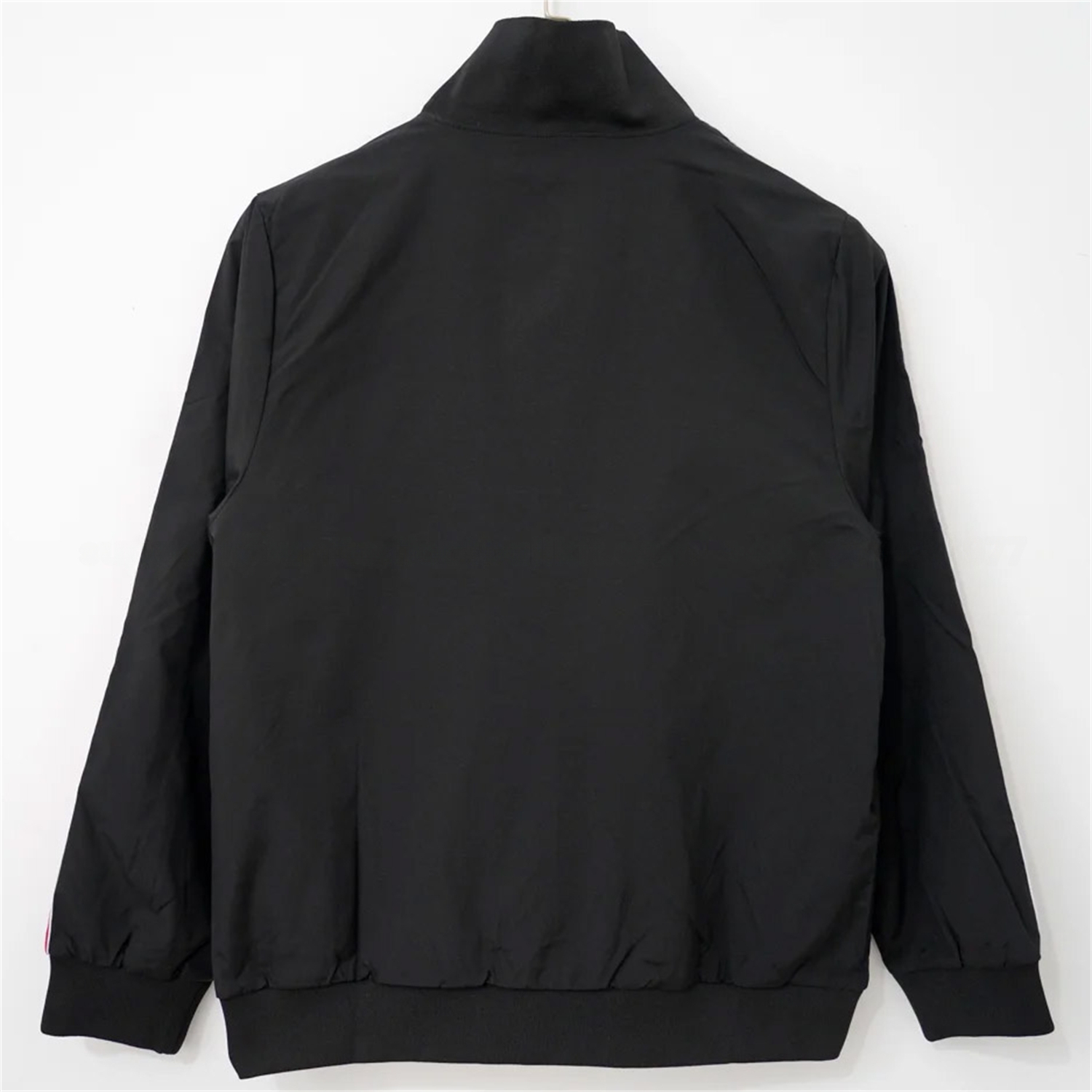 Retro Manchester United 24-25 Windbreaker Jacket - Black Red Sripe - UnitedFutballJersey