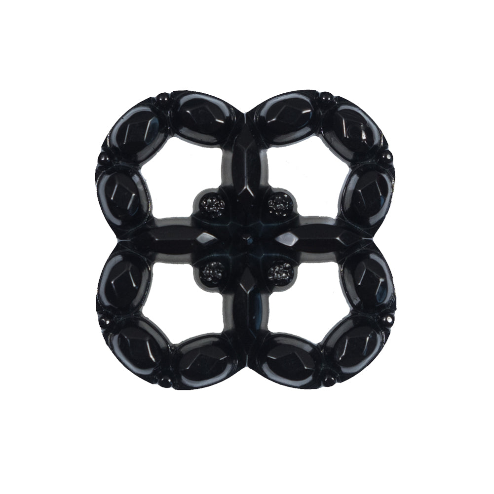 Italian Black Decorative Plastic Button - 44L/28mm - Joann Fabrics