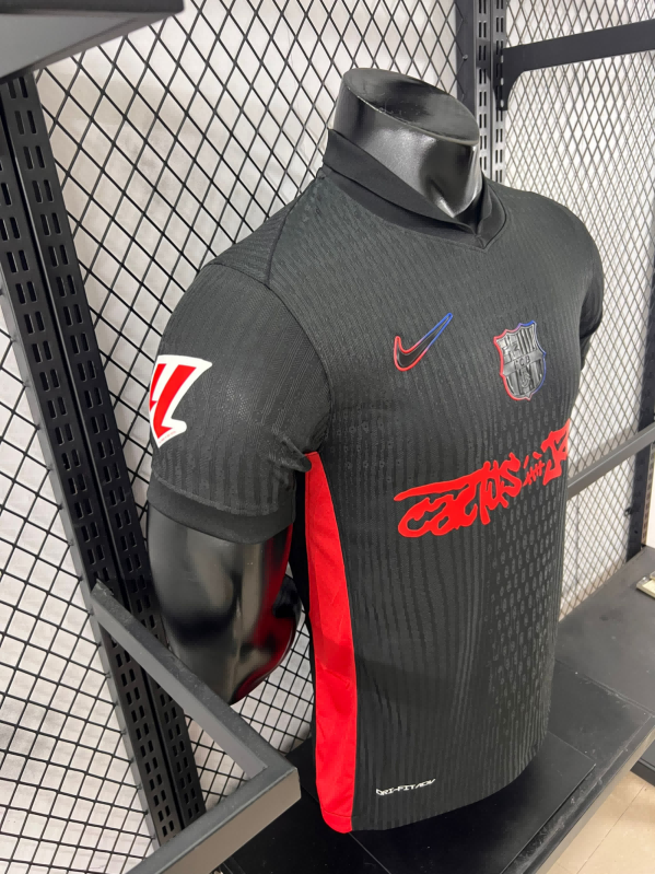 2024/2025 Player Version Barcelona x Travis Scott Collab Away Football Shirt 1:1 Thai Quality