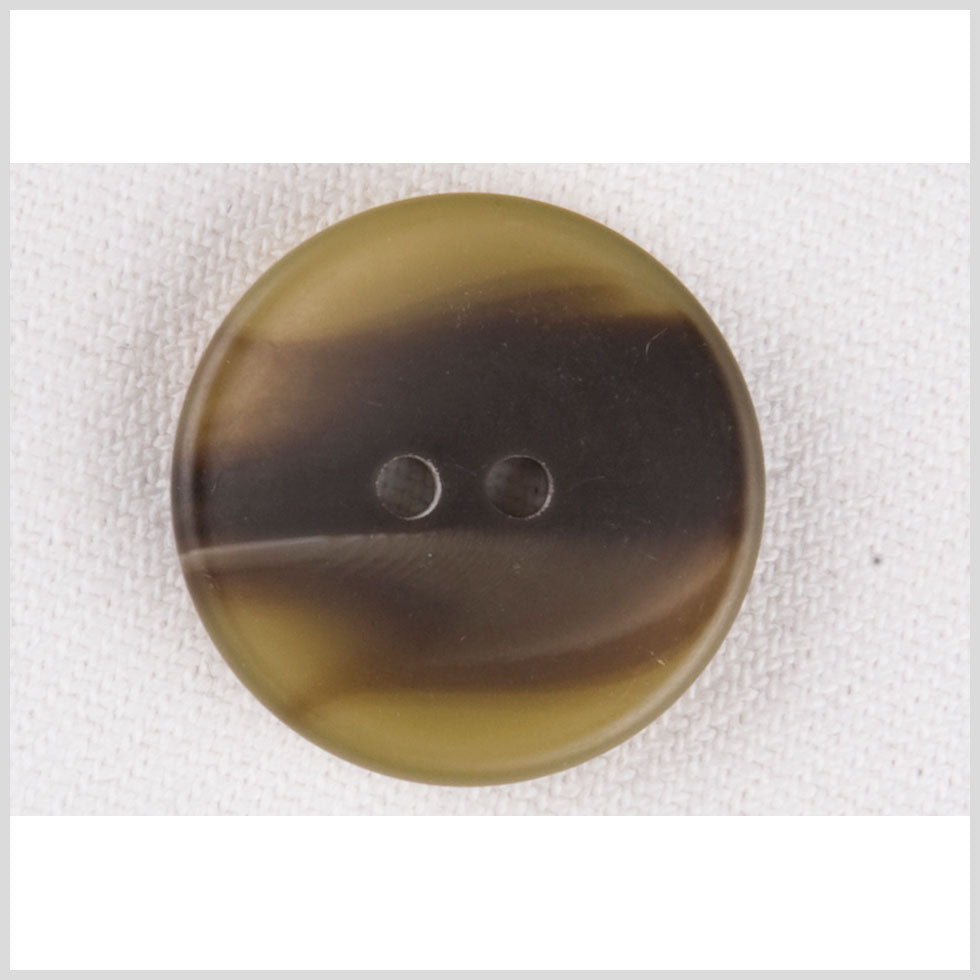 Plastic 2-Hole Button - 24L/15mm - Olive Green and Dark Brown Drifting Smoke - Joann Fabrics