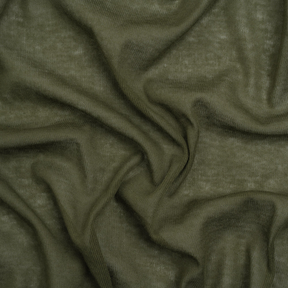 Lightweight Cotton Interlock Knit - Soft Green - Designer Deadstock - Joann Fabrics