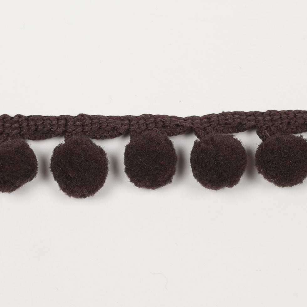 Brown Polyester Pom Pom Trim - Joann Fabrics