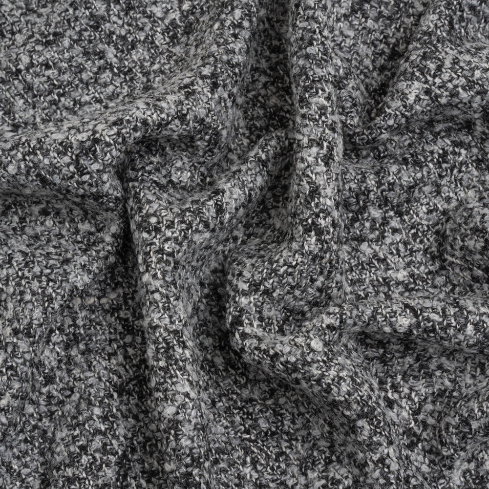 Black and White Tweedy Wool Blend Boucle - Joann Fabrics