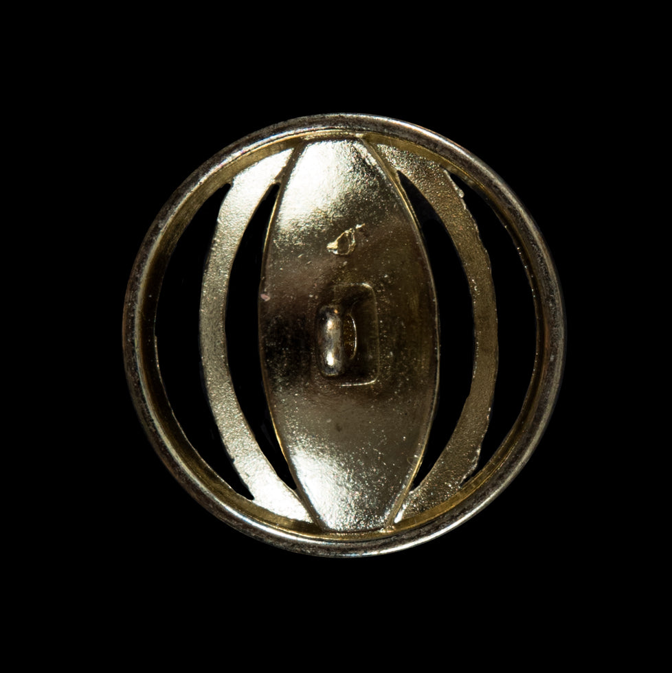 Decorative Gold Metal Button - 40L/25.5mm - Joann Fabrics