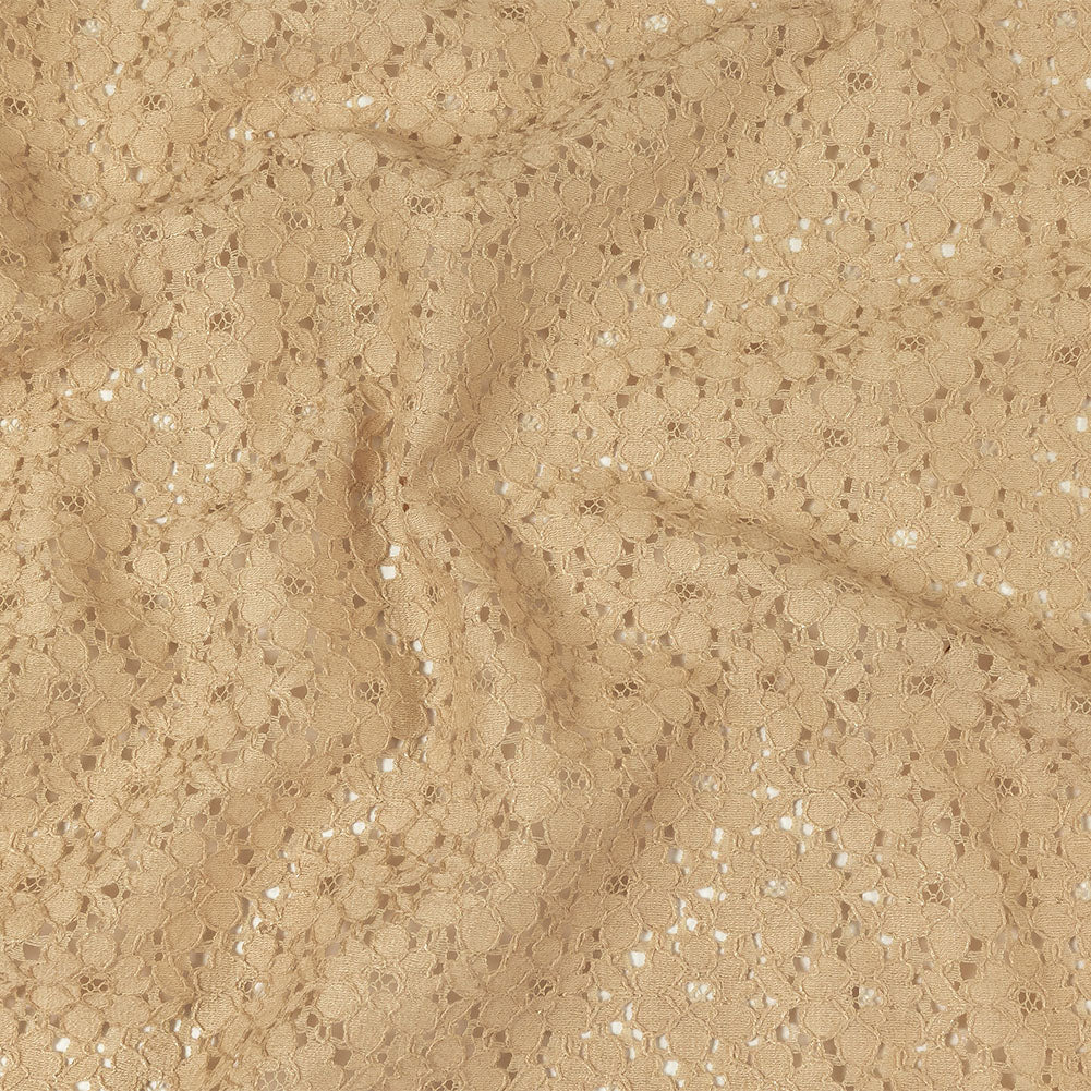 Metallic Gold and Beige Floral Corded Lace - Joann Fabrics