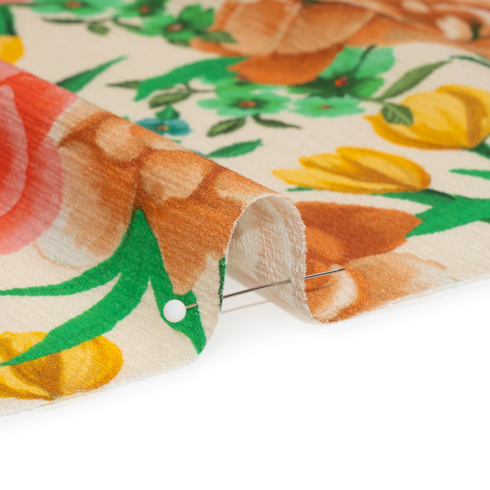 Mood Exclusive Cream Rose Dawn Slubbed Gauzy Cotton Woven - Joann Fabrics
