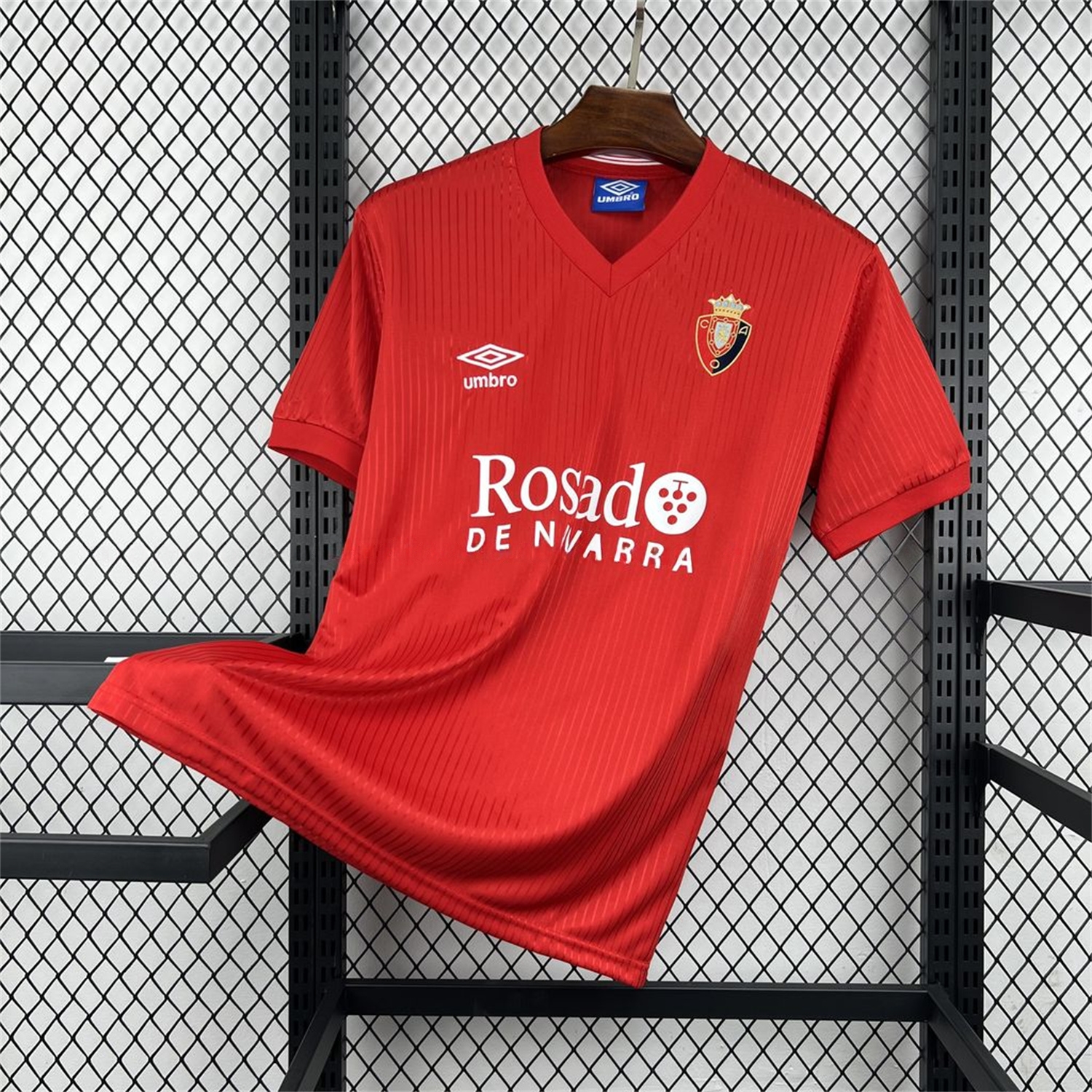 Retro Osasuna 1987-88 Home Jersey - Fans Version - UnitedFutballJersey
