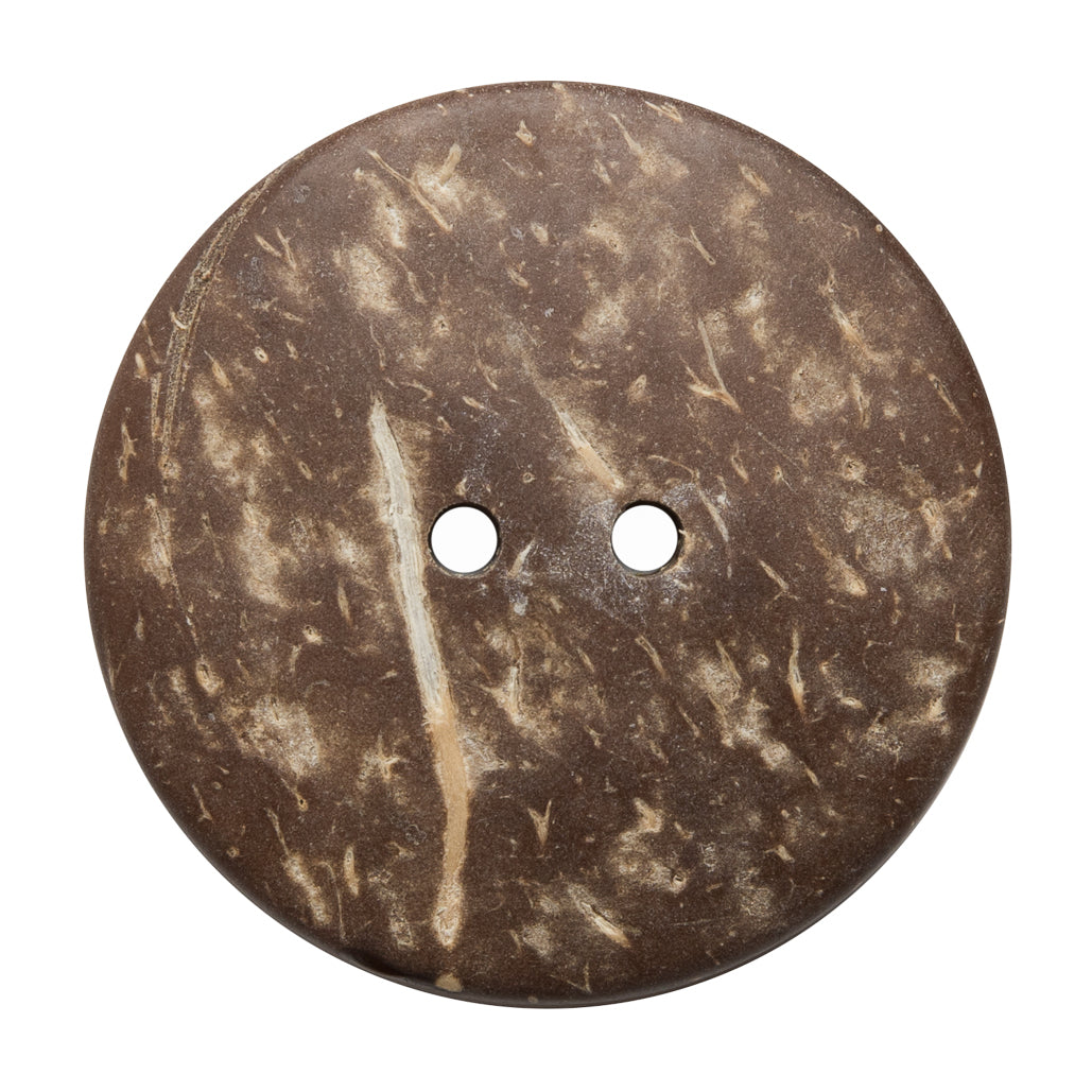 Italian Brown and Gold Coconut Button - 64L/40.5mm - Joann Fabrics