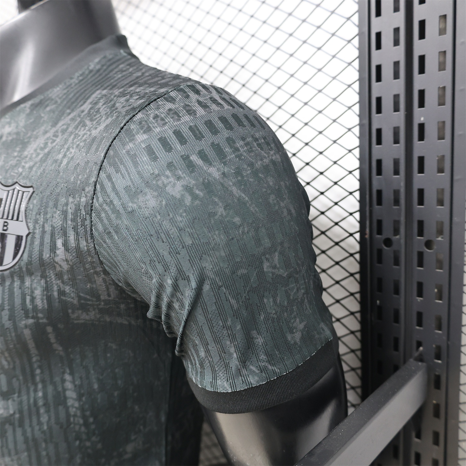 Barcelona 25-26 Grey And Black Special Jersey - Player Version - UnitedFutballJersey