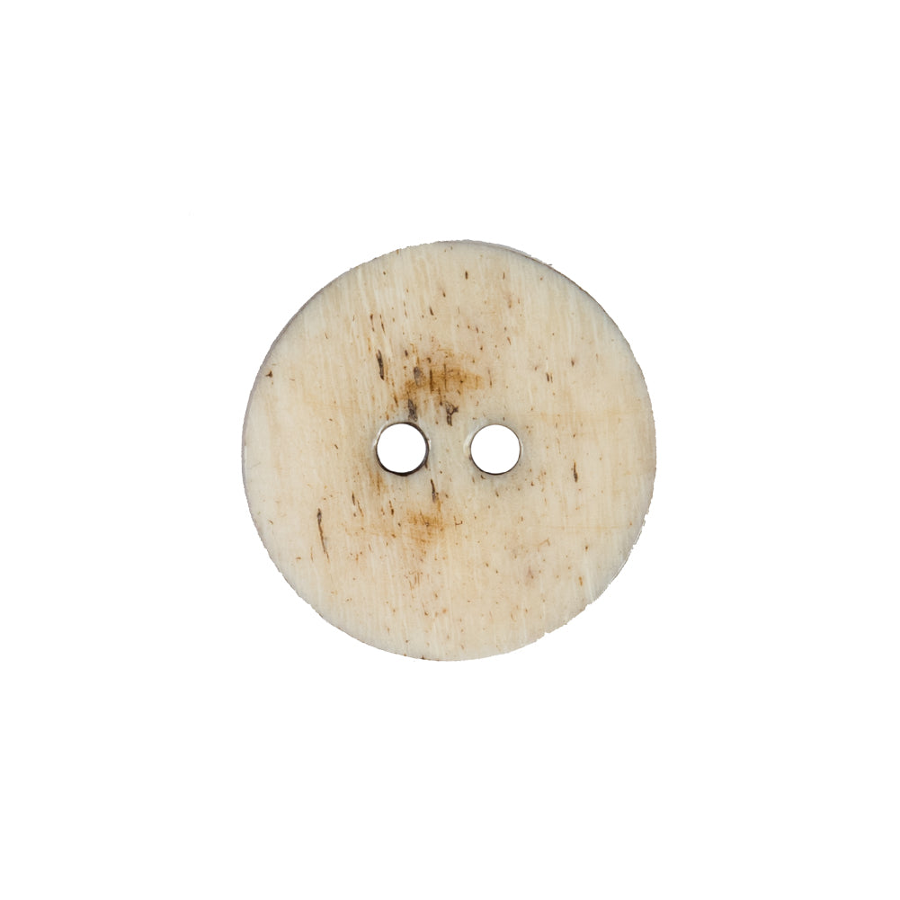 Natural and Brown 2-Hole Bone Button - 34L/21.5mm - Joann Fabrics
