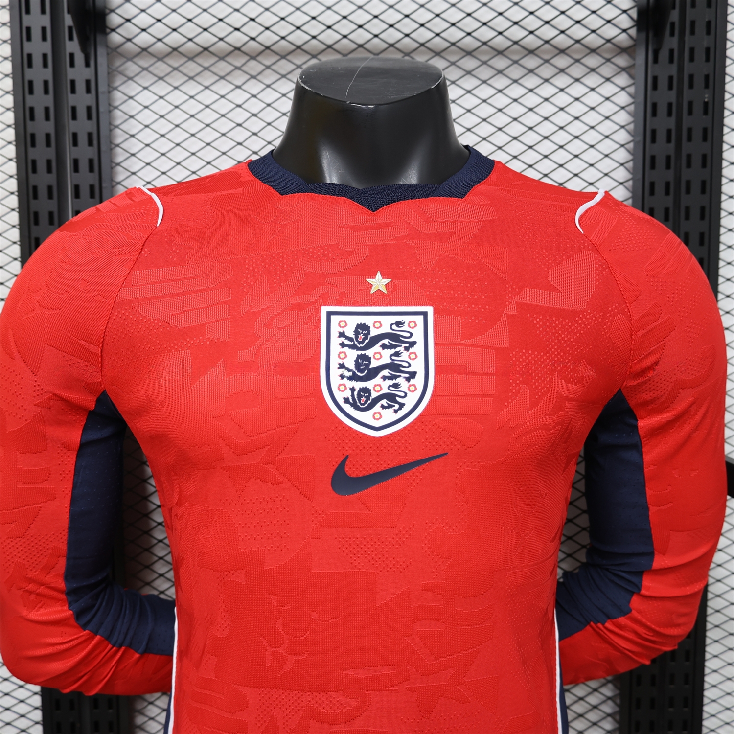 England 2026 Away Long Sleeves Jersey - Player Version - UnitedFutballJersey